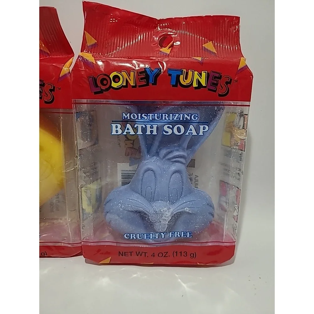 1993 Vintage Looney Tunes Hand‎ Soap NIP Tweety Bird Bugs Bunny